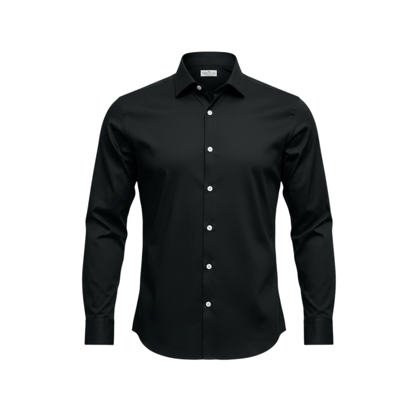 UNIT Hamburg - Sonrisa, das feine Jerseyhemd, schwarz - Sonrisa