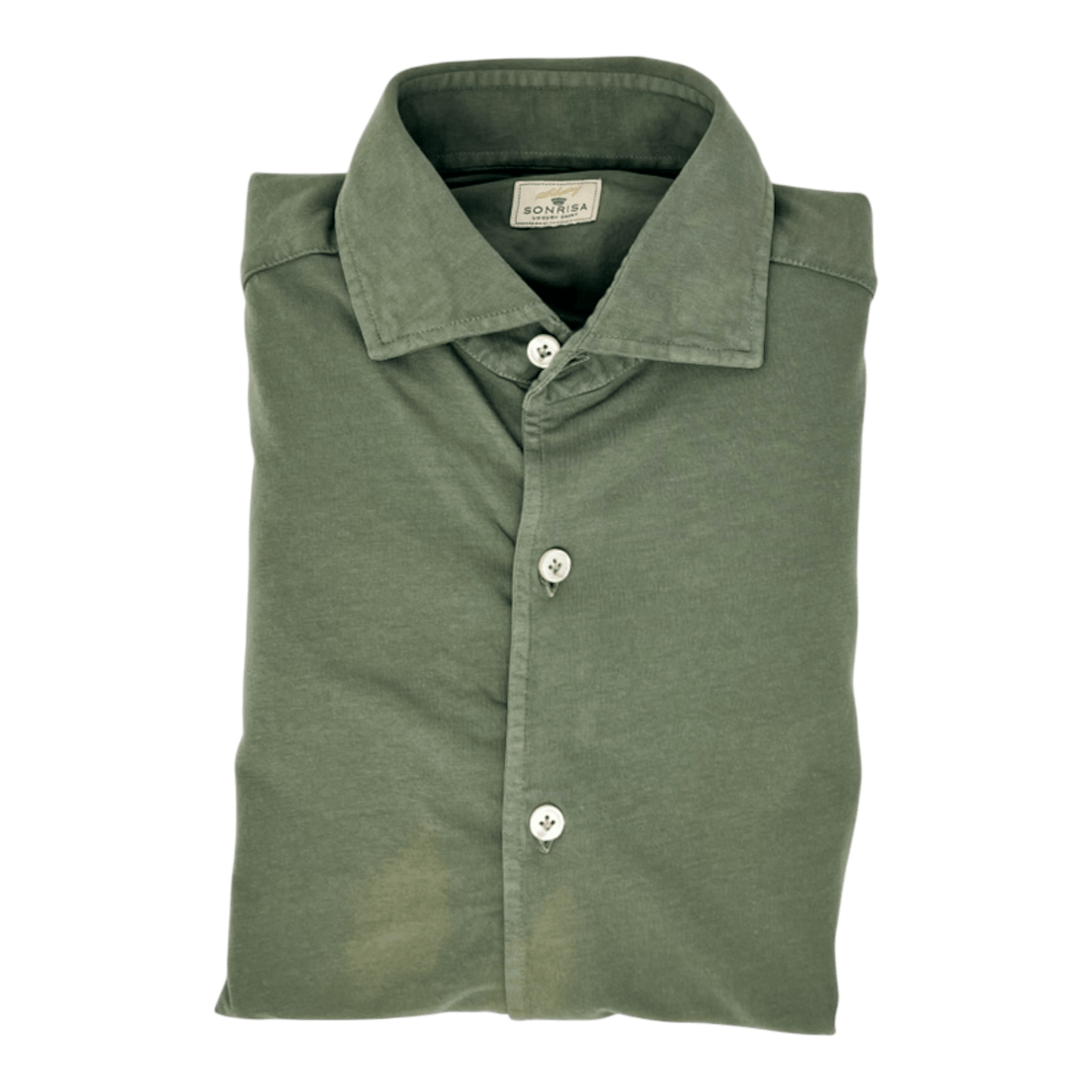UNIT Hamburg - Sonrisa, das ideale Jersey Hemd, Oliv - Sonrisa