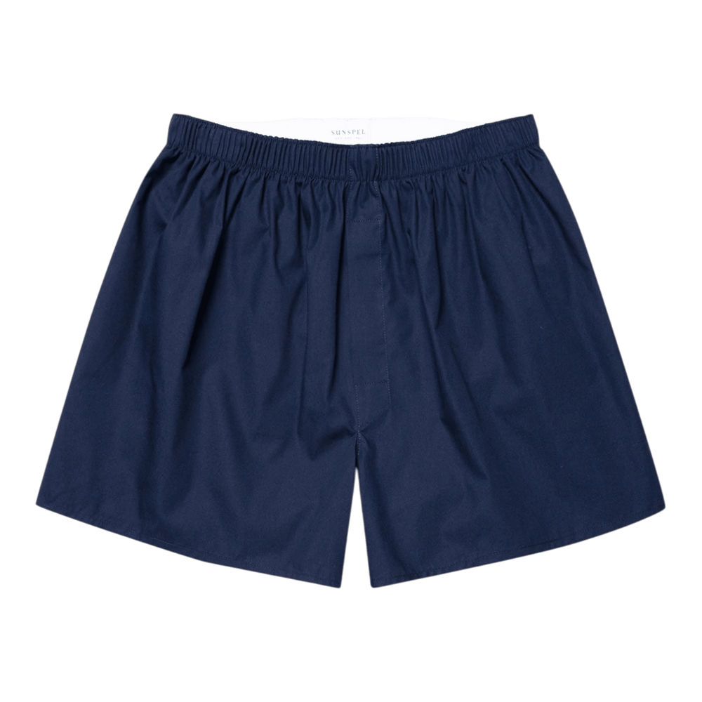 UNIT Hamburg - Sunspel, Classic Boxer Short, navy - Sunspel
