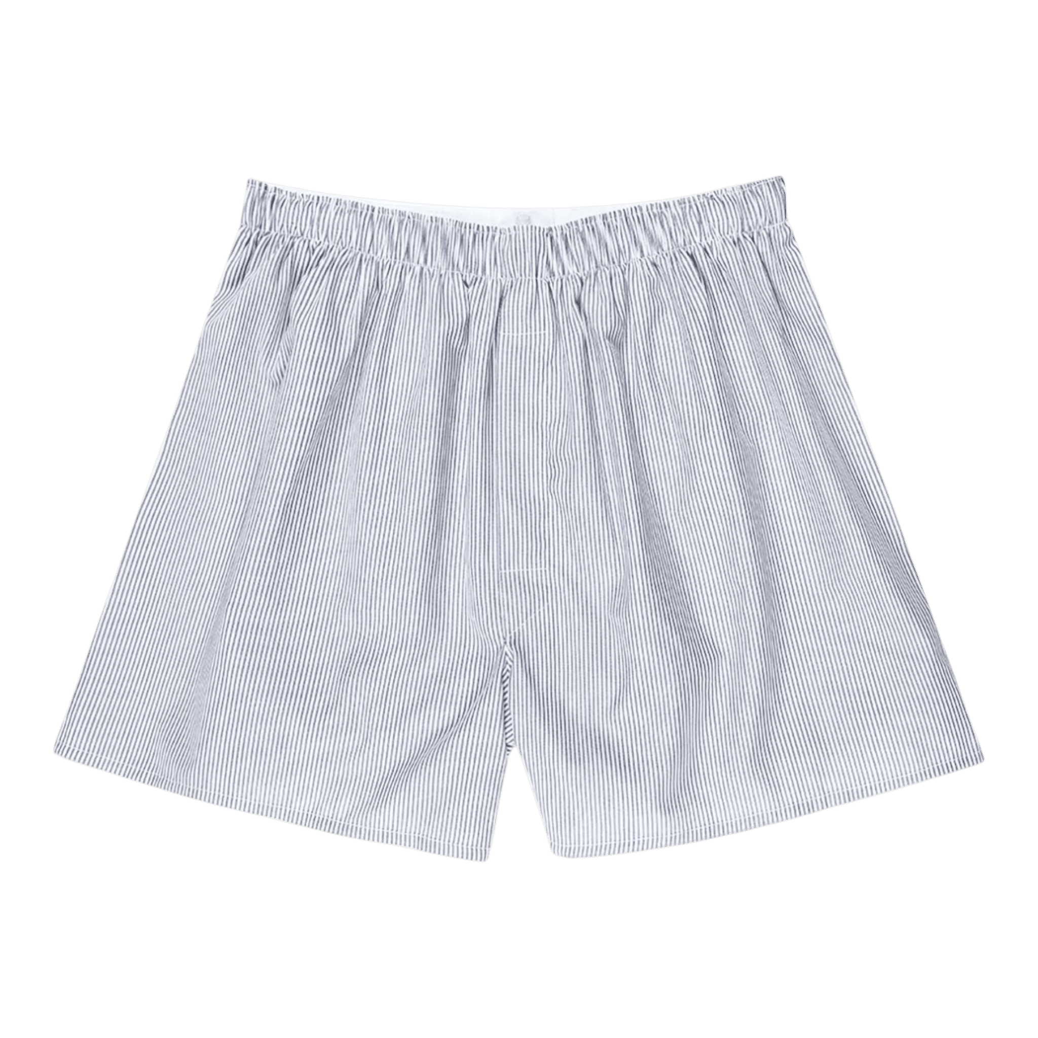 UNIT Hamburg - Sunspel, Classic Boxer Short, weiß - blaue Streifen - Sunspel