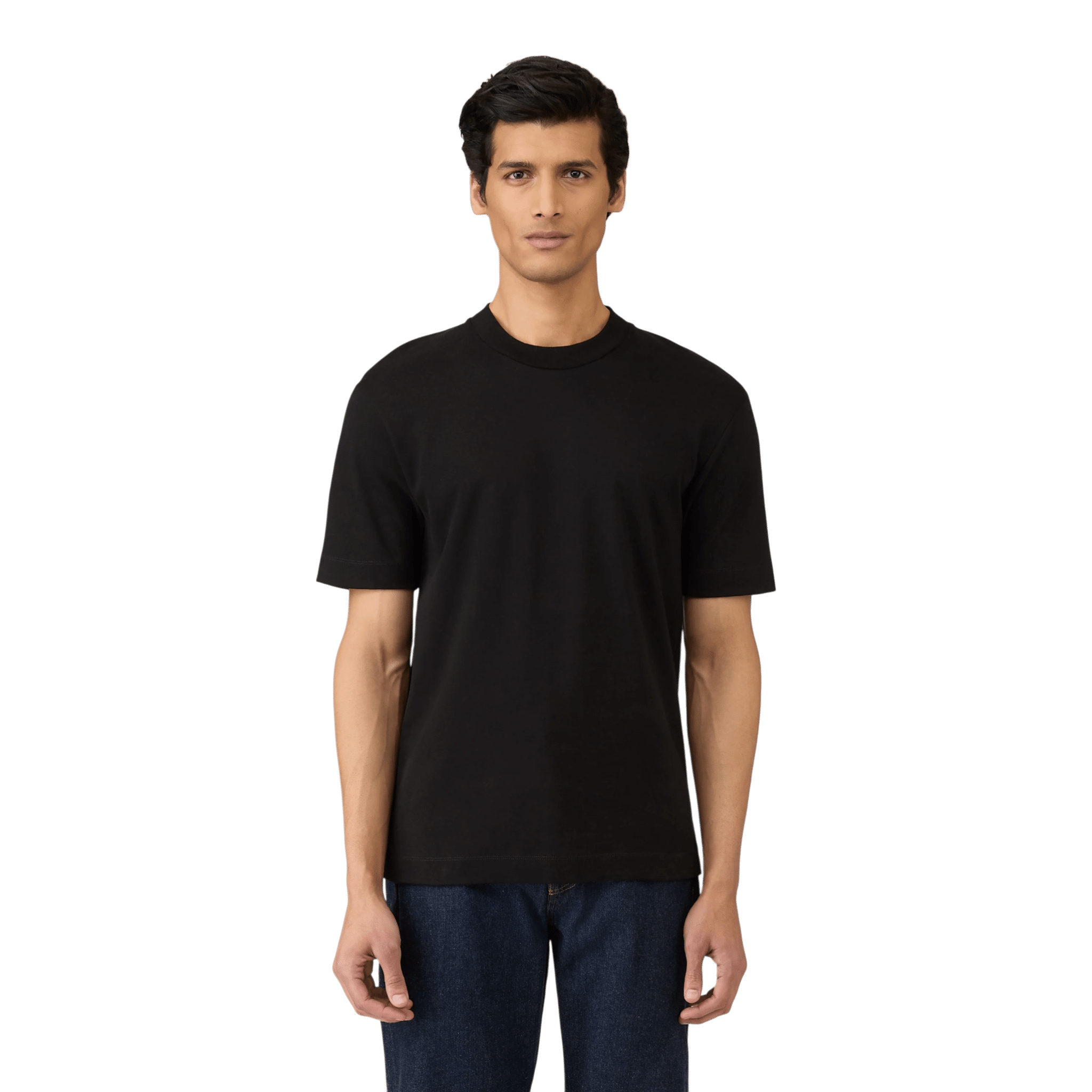 UNIT Hamburg - Sunspel, Heavy Weight Supima Cotton T-Shirt, schwarz - Sunspel