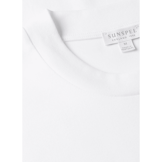 UNIT Hamburg - Sunspel, Heavy Weight Supima Cotton T-Shirt, weiß - Sunspel