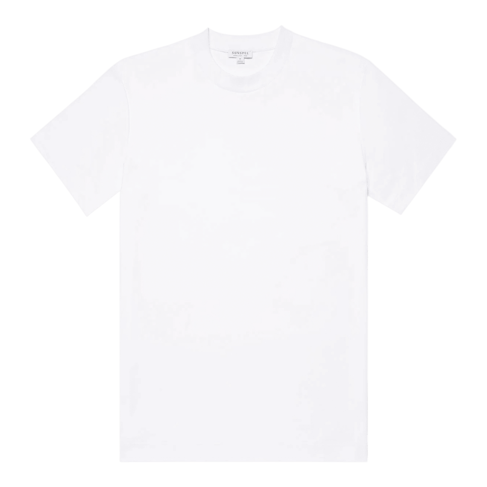 UNIT Hamburg - Sunspel, Heavy Weight Supima Cotton T-Shirt, weiß - Sunspel