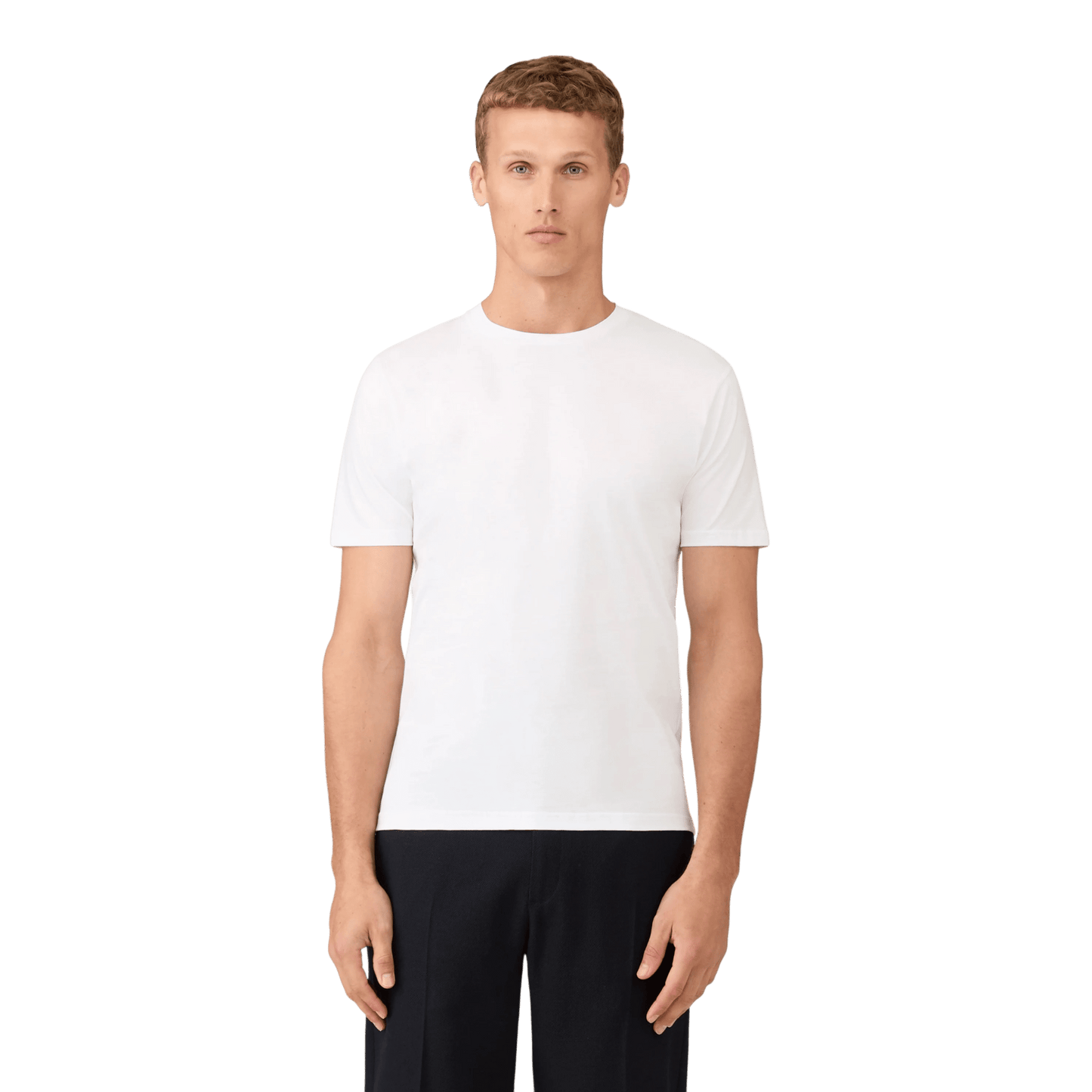 UNIT Hamburg - Sunspel, Riviera T-Shirt, Rundhals, weiß - Sunspel