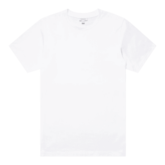 UNIT Hamburg - Sunspel, Riviera T-Shirt, Rundhals, weiß - Sunspel