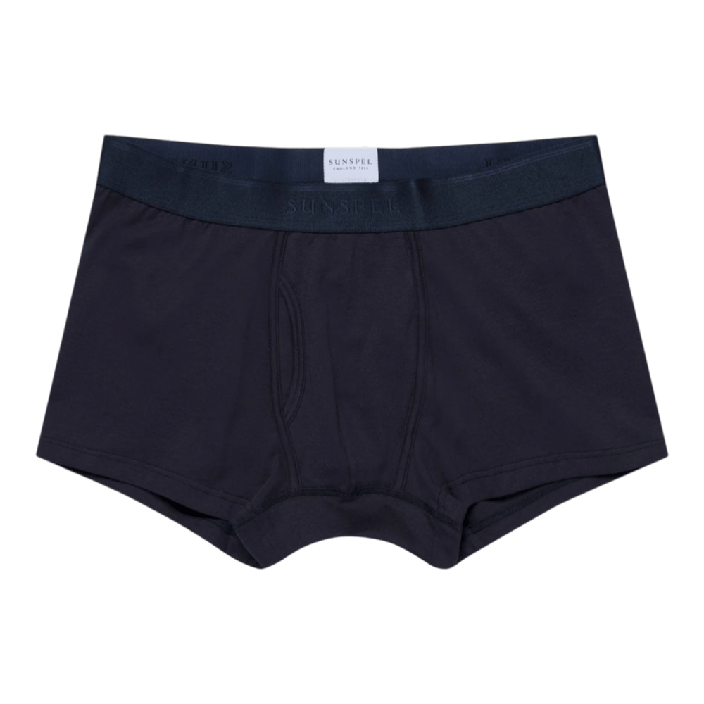 UNIT Hamburg - Sunspel Superfine Trunk Navy – Herren - Trunks, navy - Sunspel