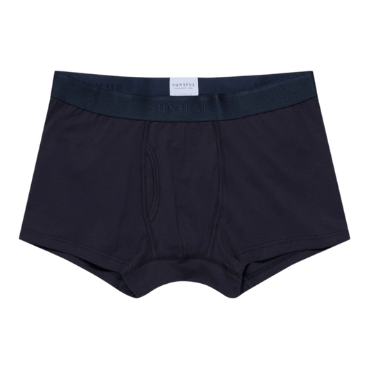 UNIT Hamburg - Sunspel Superfine Trunk Navy – Herren - Trunks, navy - Sunspel