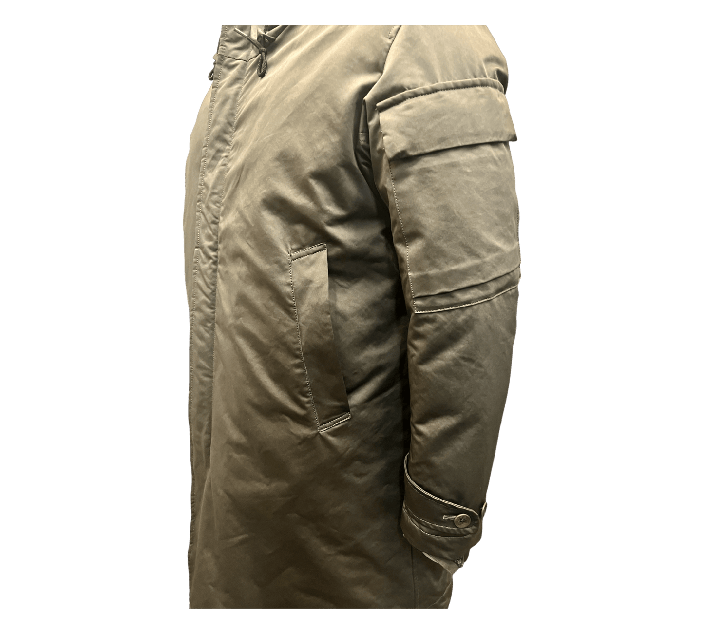 Ten C, Rainstorm Parka, Micro Thin, oliv - UNIT Hamburg