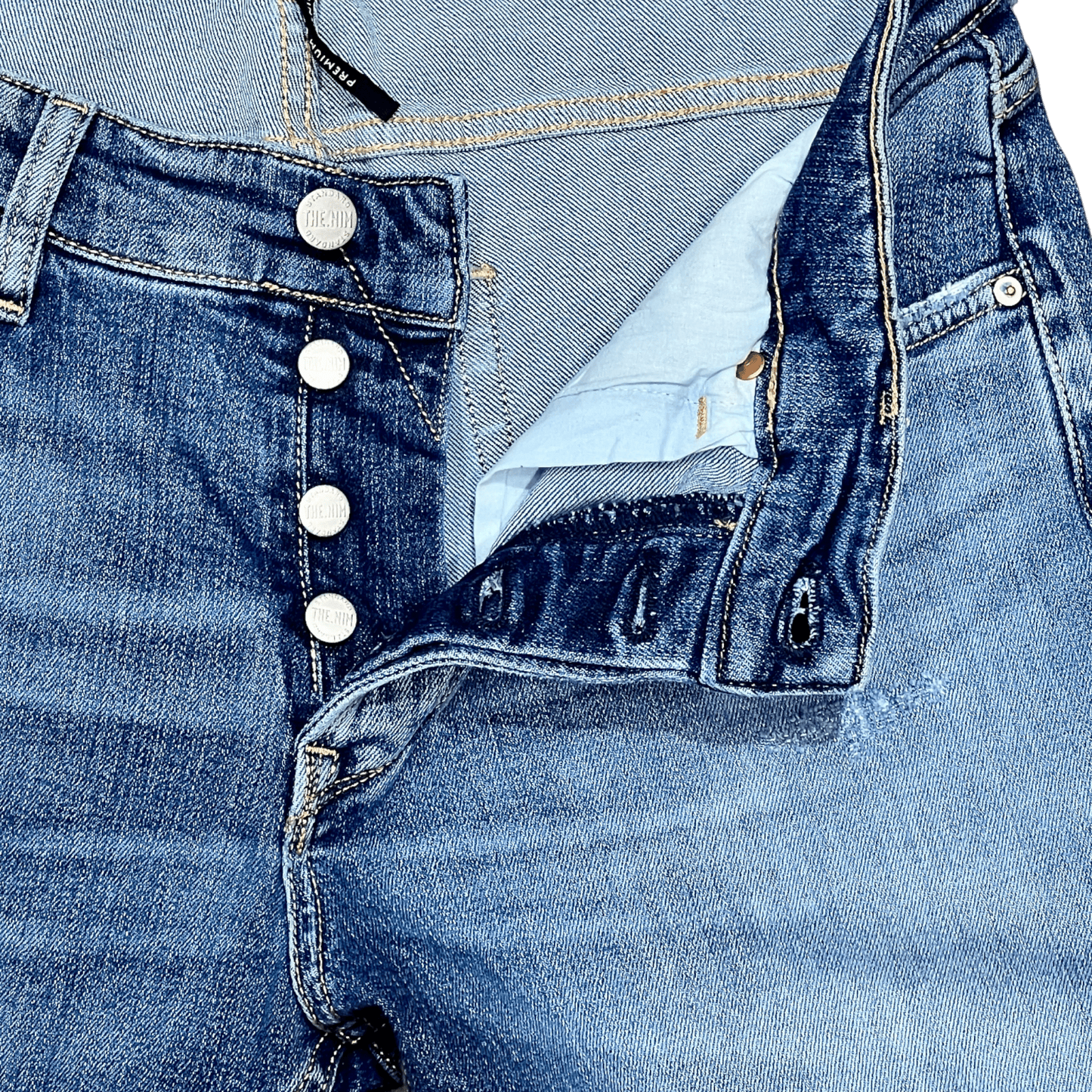 UNIT Hamburg - THE.NIM STANDARD, Morrison Tapered, Light Distressed, medium bleu - THE.NIM STANDARD