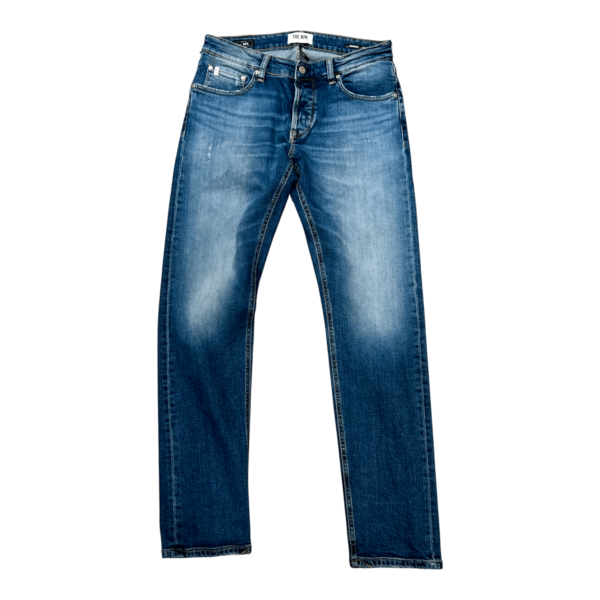 UNIT Hamburg - THE.NIM STANDARD, Morrison Tapered, Light Distressed, medium bleu - THE.NIM STANDARD