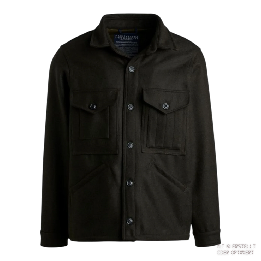 Watermarked - Manifattura Ceccarelli Wool Cruiser, dunkelgrün