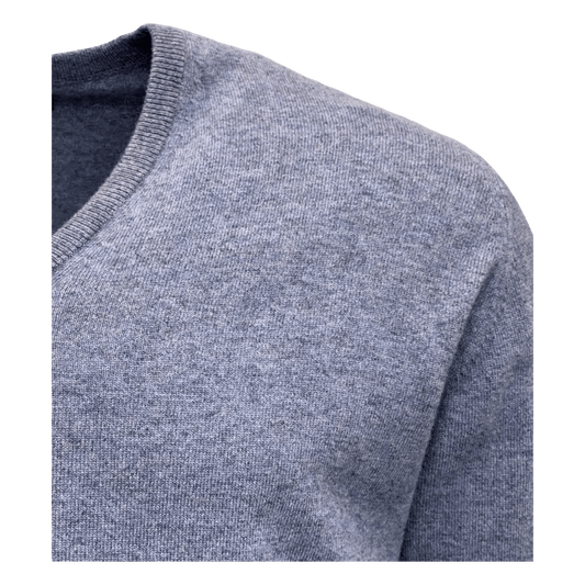 William Lockie, Gordon Super Geelong V neck, blau - UNIT Hamburg