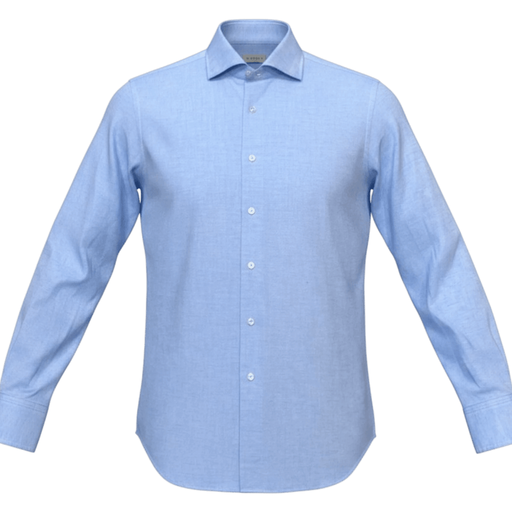 UNIT Hamburg - Xacus, Hemd aus Baumwolle - Leinen - Mix, hellblau - Xacus