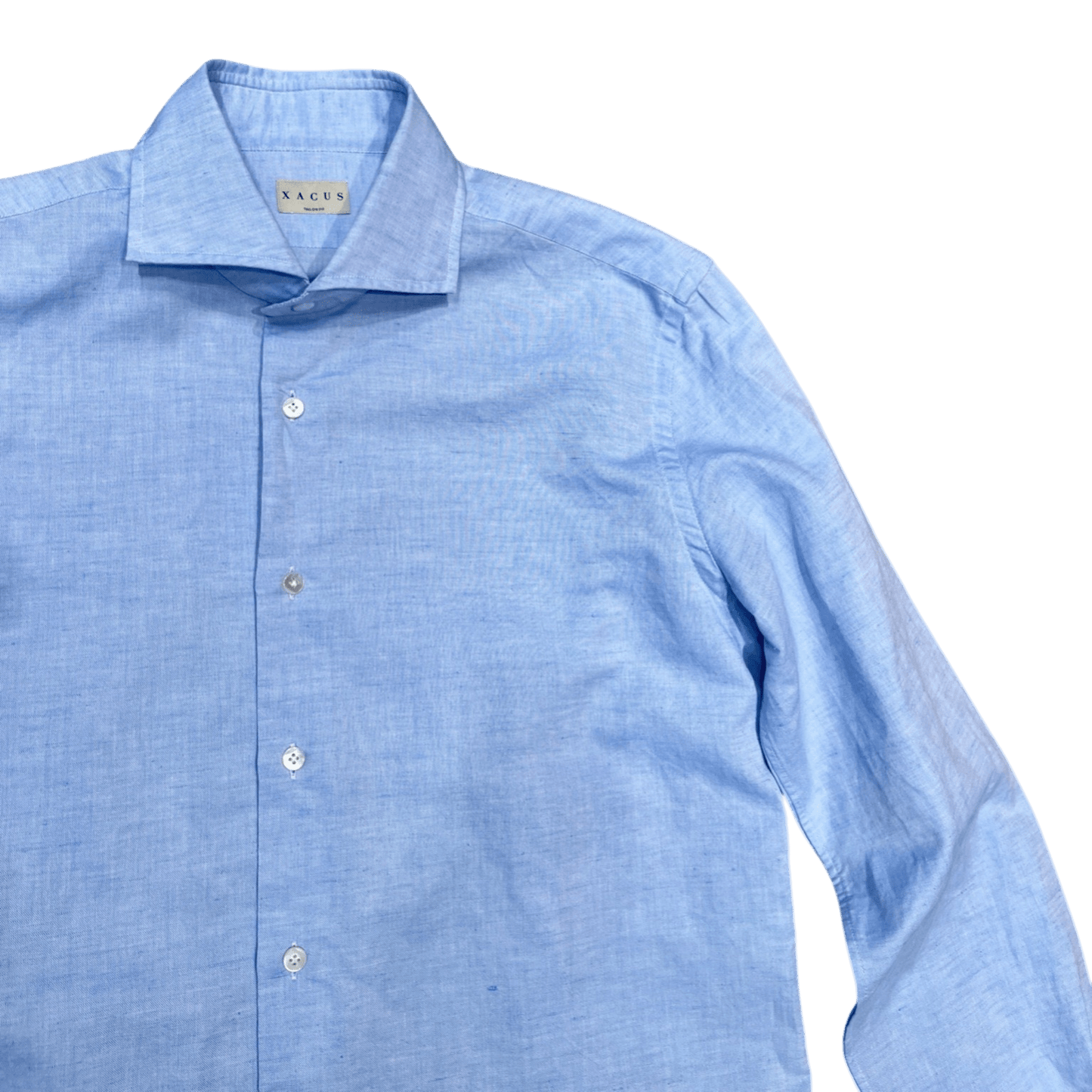 UNIT Hamburg - Xacus, Hemd aus Baumwolle - Leinen - Mix, hellblau - Xacus