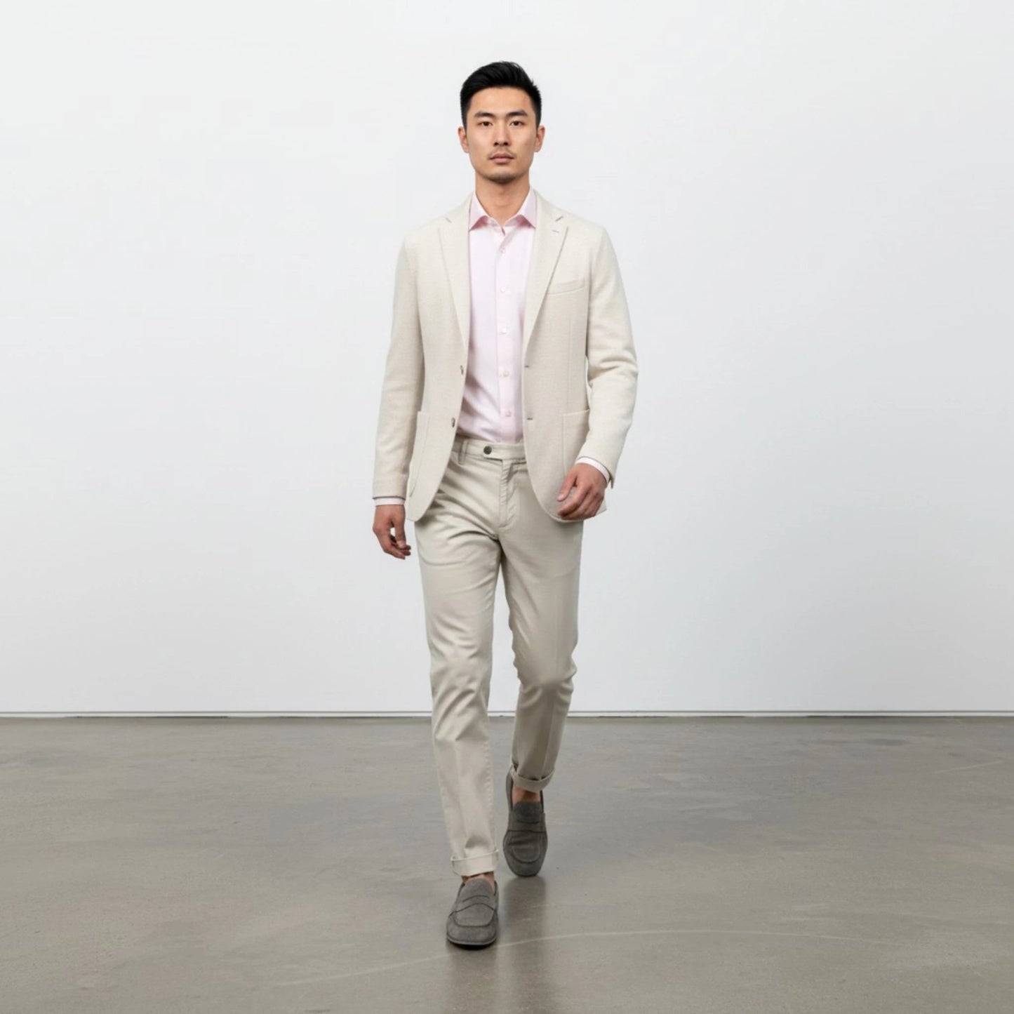 UNIT Hamburg - Xacus, Hemd aus Baumwolle - Leinen - Mix, rosé - Xacus